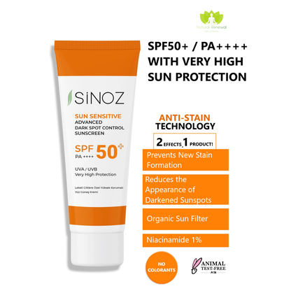 SPF 50 Spot-Fighting Brightening Effect High Protection Face Sunscreen