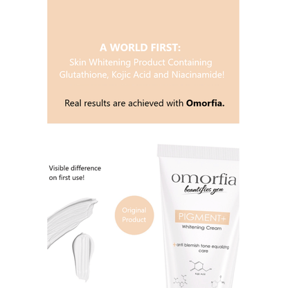 OMORFIA Skin Whitening, Anti-Spot Brightening Glutathione Content Care Cream 50 ml