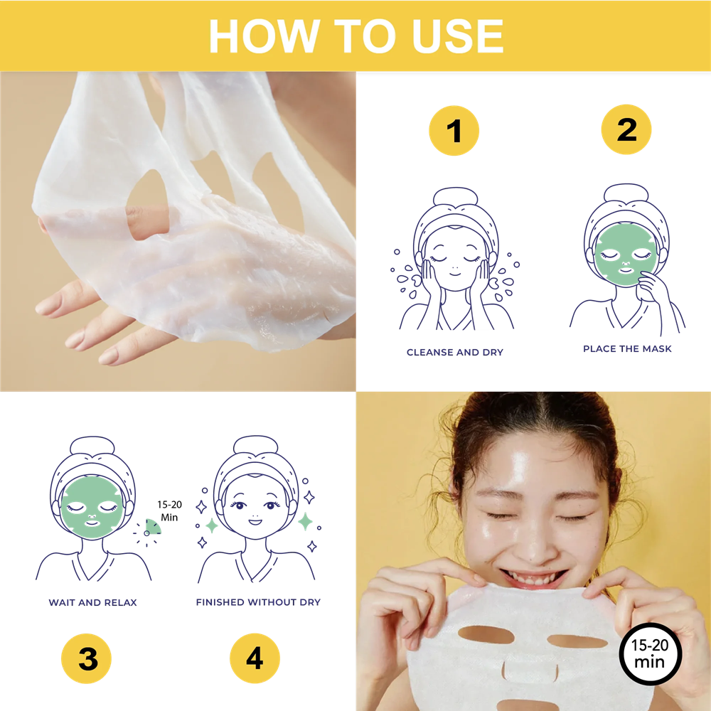 Mjcare 10-Pack Care and Repair Face Masks