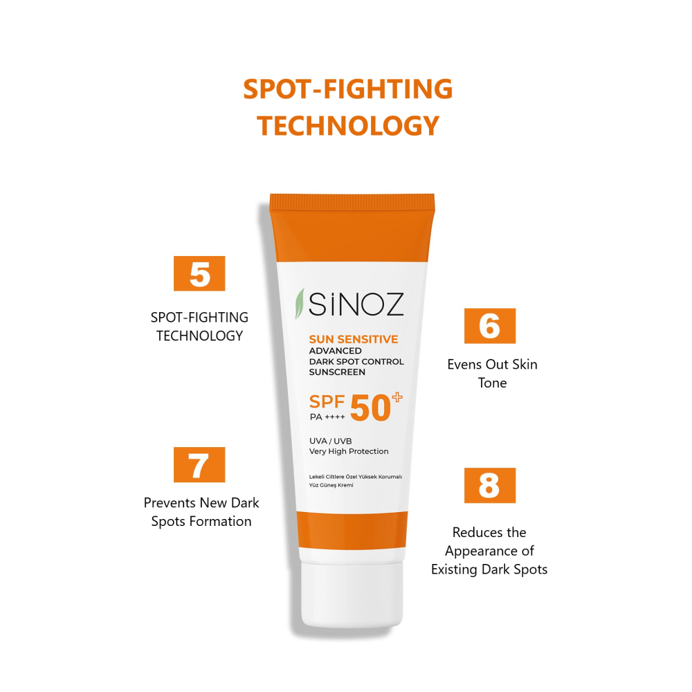 SPF 50 Spot-Fighting Brightening Effect High Protection Face Sunscreen