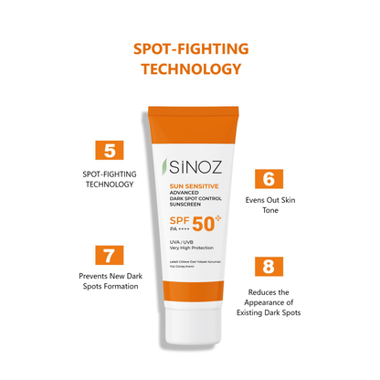 SPF 50 Spot-Fighting Brightening Effect High Protection Face Sunscreen