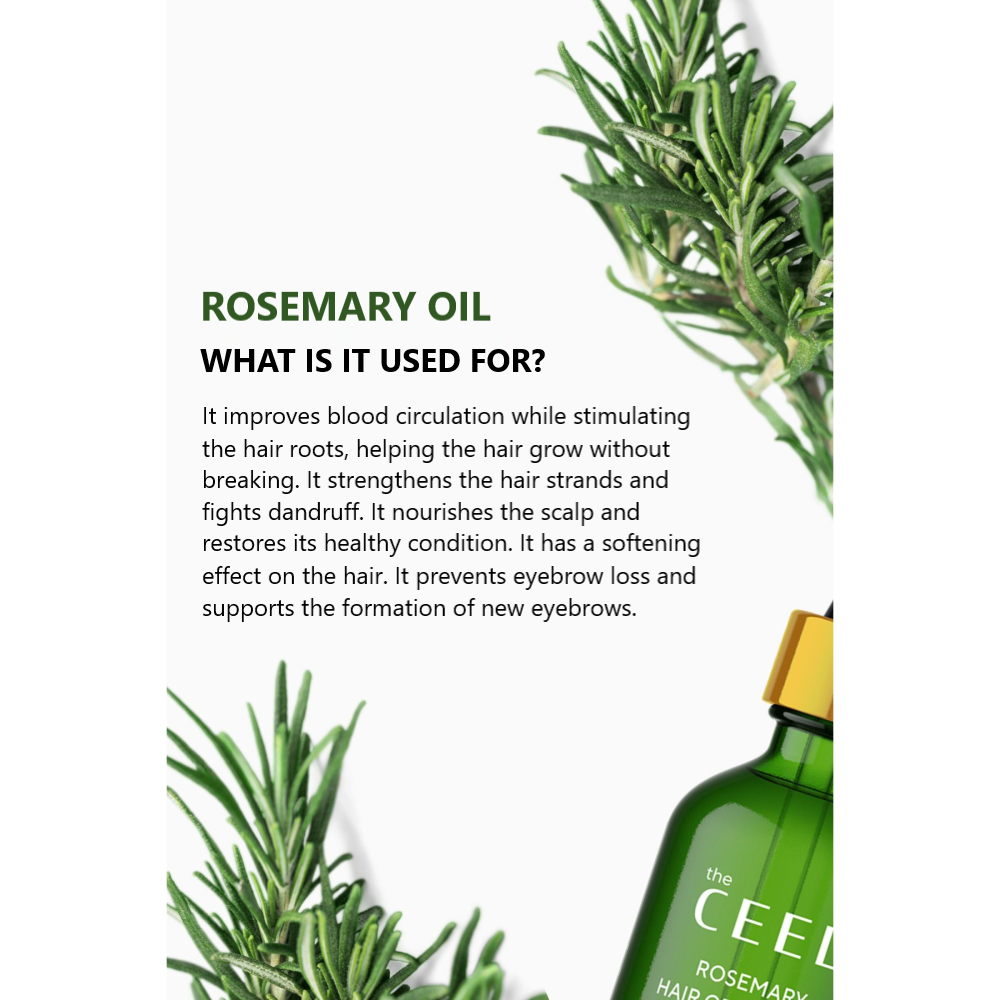 Rosemary Oil Complex, Biotin Hair Care for Hair Loss and Damaged Hair