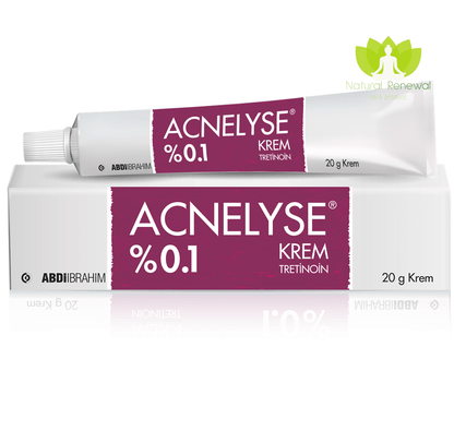 ACNELYSE % 0.1 Skin Cream Acne Treatment Skin Renewal Anti Aging Cream For Daily Use$ Acnelyse Cream 0.1% - 20g Acne Treatment, Fine Wrinkles, Dark spots or Rough skin facial damage, Anti-Aging with Tretinoin Formulation: CreamOrigin: TR (Origin) FEATURES